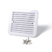 12V White Air Vent with Fan for RV Trailer Caravan Ventilation - 1