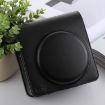 Retro Style Leather Camera Case with Strap for instax SQ6 (Black) - 2