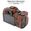 Sony Alpha 7R V Silicone Protective Case - Coffee, ILCE-7RM5 - 4
