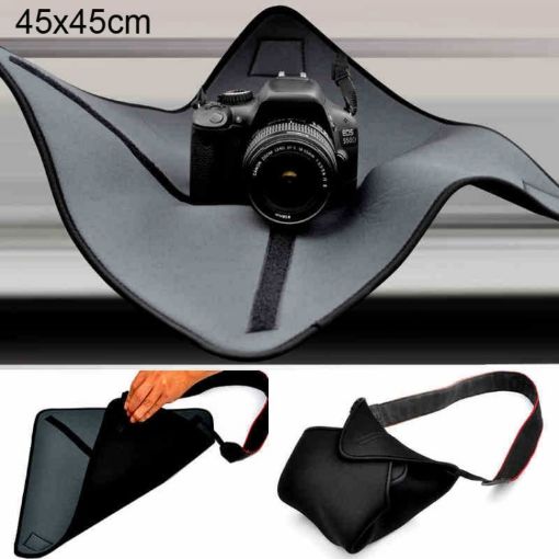Neoprene Shockproof Camera Lens Wrap for Canon/Nikon/Sony 45x45cm - 1