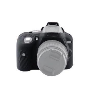 Silicone Case for Nikon D5300 - Soft & Protective (Black) - 1