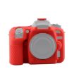 Red Soft Silicone Protective Case for Nikon D7500 - 1