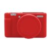 Red Soft Silicone Protective Case for Sony ZV-1 - 1