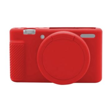 Red Soft Silicone Protective Case for Sony ZV-1 - 1