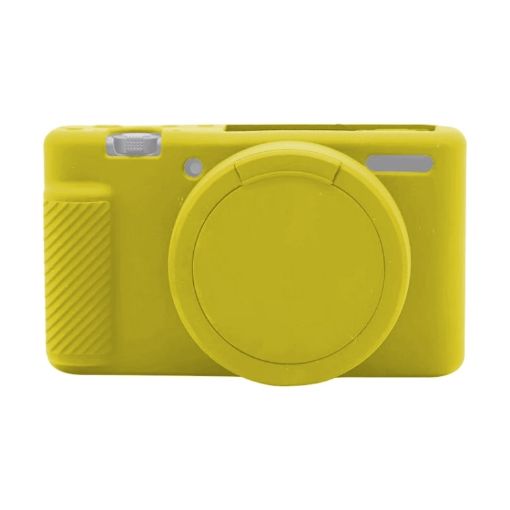 Yellow Soft Silicone Case for Sony ZV-1 Protective Cover - 1