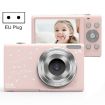 DC402 44MP 16X Zoom 1080P HD Digital Camera for Kids, EU Plug, Pink - 1