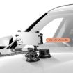 Suction Cup Phone Holder with Tripod Adapter & Safety Buckle (Black) - 3
