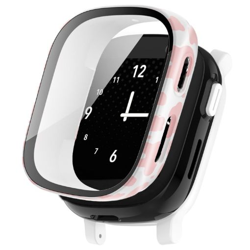 Xplora X6 Pink Cow Protective Case + Tempered Film for Kids Watch - 1