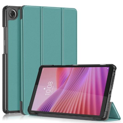 Lenovo Tab One 8.7/K9 2025 Leather Smart Case - Green - 1