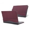 Wine Red Leather Shockproof Case for Lenovo ThinkPad E15 Gen 2 - 1