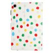 Samsung Galaxy Tab A7 2020 T500 Smart Case, White Colorful Dot - 3
