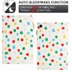 Samsung Galaxy Tab A7 2020 T500 Smart Case, White Colorful Dot - 5