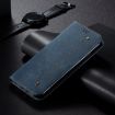 Moto G75 5G Blue Denim Texture Flip Leather Phone Case - 2