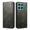 Motorola Edge 5G 2025 Green Leather Phone Case, Oil Wax Texture - 1