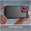 Moto E15 Phone Case - Carbon Fiber Brushed Texture (Black) - 5