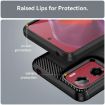 Moto E15 Phone Case - Carbon Fiber Brushed Texture (Black) - 6