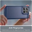 Blue Carbon Fiber TPU Case for Motorola Moto G15 - 5