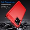 Moto G Power 2023 Red Carbon Fiber Brushed TPU Case - 3