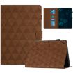 Samsung Galaxy Tab A7 Lite T220 Leather Case, Diamond Texture, Brown - 1