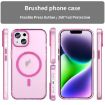 iPhone 16 MagSafe Frosted Translucent Pink Full Coverage Case - 2