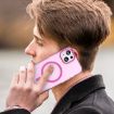 iPhone 16 MagSafe Frosted Translucent Pink Full Coverage Case - 6
