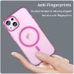 iPhone 16 Plus Frosted Pink MagSafe TPU+PC Full Coverage Case - 4