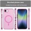 iPhone 16e MagSafe Frosted Translucent Pink Full Coverage Case - 2