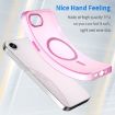 iPhone 16e MagSafe Frosted Translucent Pink Full Coverage Case - 3
