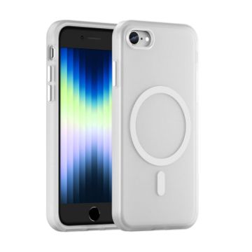 iPhone SE 2022/2020/8 MagSafe Frosted Full Coverage Case (White) - 1
