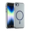MagSafe Frosted TPU+PC Phone Case for iPhone SE 2022/2020/8, Dark Blue - 1