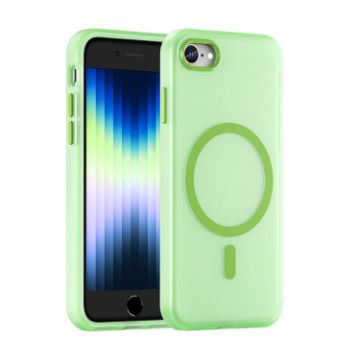 iPhone SE 2022/2020/8 Green MagSafe Frosted TPU+PC Case - 1