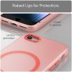 MagSafe Frosted TPU+PC Case for iPhone SE/8 (Red) Full Coverage - 5