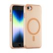 iPhone SE 2022/2020/8 MagSafe Orange Frosted Translucent Case - 1