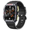YK01 Smart Sports Watch, 1.83" HR/BP/Blood O2 Call (Black) - 1