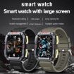 YK01 Smart Sports Watch, 1.83" HR/BP/Blood O2 Call (Black) - 4