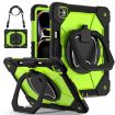 iPad Pro 13 2024 Black Yellow Green Hybrid Silicone Case - 1