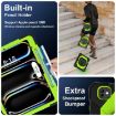 iPad Pro 13 2024 Black Yellow Green Hybrid Silicone Case - 5