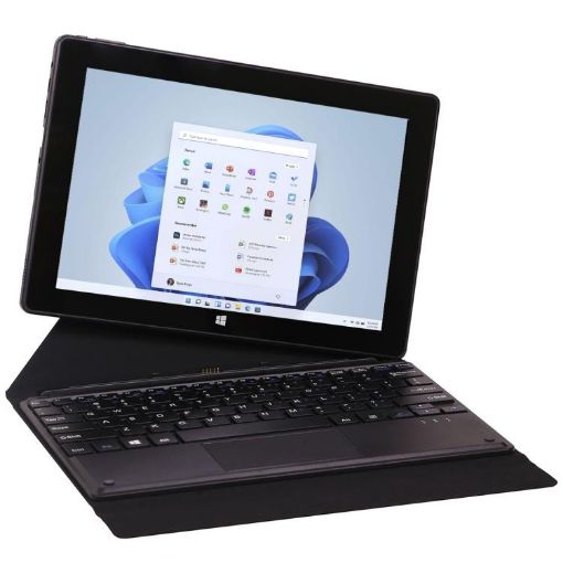 HONGSAMDE 10.1" 2-in-1 Tablet PC, 6GB+64GB, Windows 11, Quad Core - 1