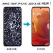 OEM LCD Screen Digitizer Assembly with Frame for Moto G15 - 6