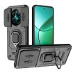 Realme 12+ 5G Black Shockproof Case with Holder & Sliding Camshield - 1