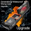 Diving Shell Gen2 IP68 Waterproof Phone Case (Black Orange) - 5