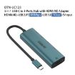 Onten UC123 5-in-1 USB-C to HDMI + USB3.0 Hub Docking Station - 2