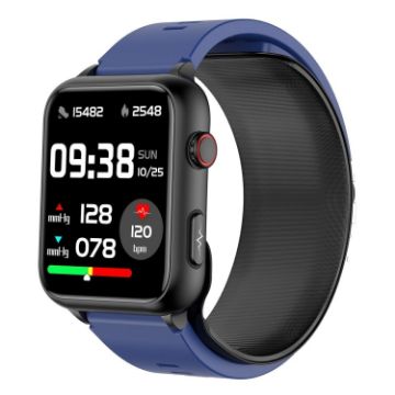 TK63 1.91" Air Pump Smart Watch, Blood Pressure/ECG, Blue Screen - 1