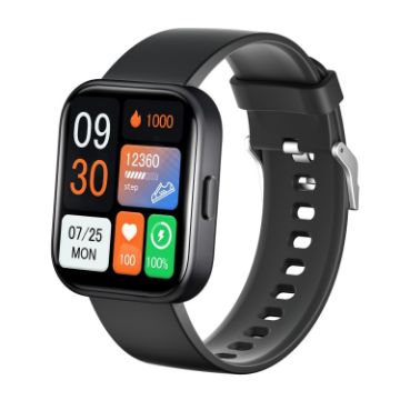 GTS6 Runmefit 1.69" Smart Watch: Heart Rate, BT Call, Black - 1