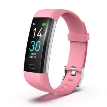 S5-4 Smart Bracelet IP68 Waterproof Fitness Tracker Smart Watch Pink - 1