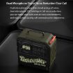 D MOOSTER D37 TWS Bluetooth Earphone Oil Barrel (Black Green) - 6