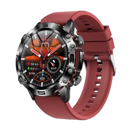 ET482 Sports Smart Watch: 1.43" AMOLED, Bluetooth Call, ECG, Red Band - 1