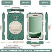 Samsung Galaxy Tab Active5 X300 Case with Strap, Emerald Green - 2