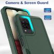 Samsung Galaxy A12 Phone Case 2 in 1 PC + TPU (Dark Green) - 5