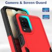 Samsung Galaxy A12 2 in 1 PC + TPU Phone Case, Red - 5